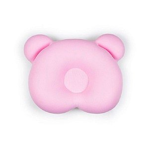 Almofada Ergonômica para Cabeça Urso Rosa Baby Pil - AE002
