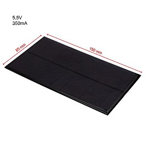 Mini Painel Solar 5,5V 350mA