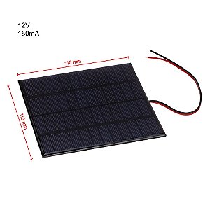 Mini Painel Solar 12V 150mA