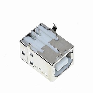 Conector Usb Tipo B Fêmea 90° Para Impressora