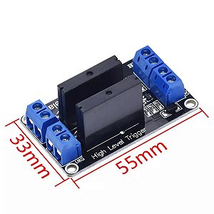 Relé Ssr 2 Canais 5V