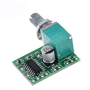 Amplificador Pam8403 Dois Canais De 3W Com Potenciômetro