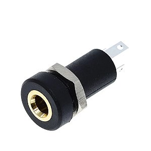 Conector De Áudio 3,5mm Fêmea