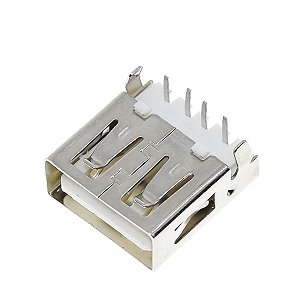 Conector Usb Fêmea 90° Tipo A
