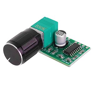 Módulo Amplificador Pam8403 Com Volume E Knob