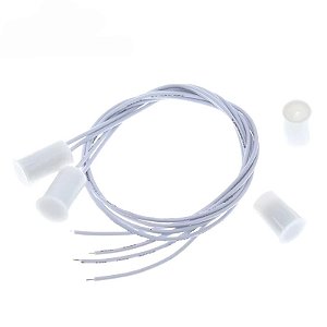 Sensor Magnético Com Fio De Embutir porta