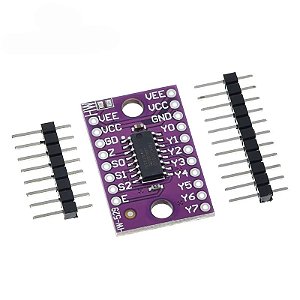 Multiplexador Analógico Digital 8 Canais 74hc4051 cd4051