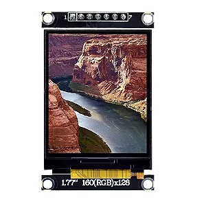 Display Lcd Tft Colorido Rgb 1.77 Pol 160x128 Cores Vivas