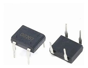 10X Ponte Retificadora Db207 Ponte de Diodo Db207S