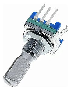 10 Encoder Rotativo com Chave 5 Terminais Potenciômetro Ec11