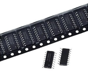 10 Ci 74Hc595D Registrador de Deslocamento 8 Bits Smd