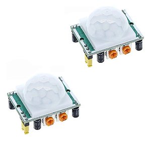 2X Sensor de Presença / Movimento Hc-Sr501 Pir para Arduino