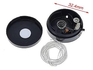 Kit 5 Suporte Case para 2 Baterias Cr2032 com Interruptor