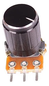 5 Potenciômetro Wh148 Linear 10K com Knob