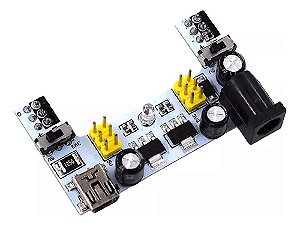 Fonte Mb102 para Protoboard Alimentação Mb102 3,3V/5V