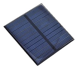5X Mini Placa Solar 5,5V 110Ma 0,55W 70X70Mm