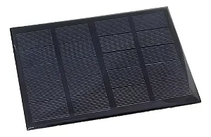 Mini Placa Célula Solar Fotovoltaica 6V 320Ma 140X104Mm