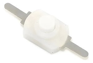 10 Mini Interruptor DC 1208Yd Branco com Trava