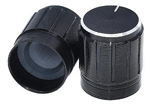 10X Knob para Potenciômetro Eixo Estriado 6mm