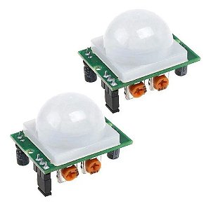 Sensor de Movimento Pir Casa Da Robótica Hc-Sr501 Arduino Tensão 4.5V-20V 2 Unidades