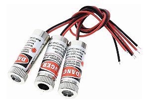 5X Módulo Laser Formato Cruz + X 650Nm 5Mw Alinhamento Vermelho