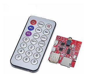 Receptor Bluetooth de Áudio 4.1 com Controle Cartão USB 3W