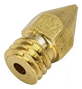 Kit 5 Unidades Nozzle Bico Hotend 3.00mm M6 0.2mm 3D Printer