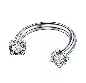 Ferradura com Zircônia