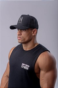 Boné Trucker All Black Johnny Person
