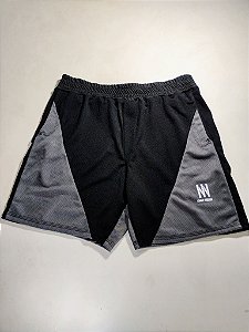 Short Hope Johnny Person Preto com Cinza
