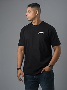 Camiseta de Malhão Linha Básica na cor Preto