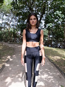 Calça Legging Crans Montana Preto / Neige
