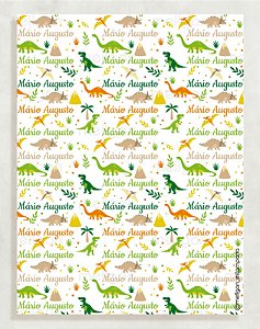 Papel Crepom Infantil 33 - Dinossauros - 30 unid