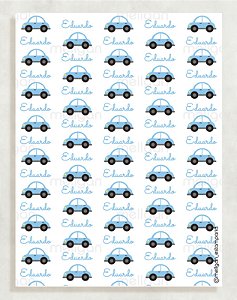 Papel Crepom Maternidade 08 - Carrinho - 30 unid