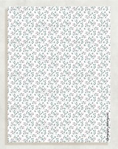 Papel Crepom Floral 12 - Rosa Mini - 30 unid