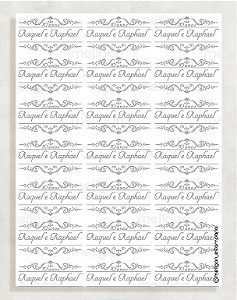 Papel Crepom Casamento 15 - 30 unid