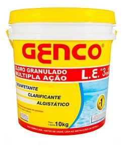 Cloro Genco 3em1 Multiação Balde 10KG