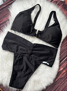 Biquíni Preto Básico Feminino