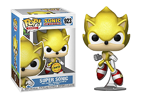 [#Pré-venda] - Funko Pop - Super Sonic Chase - Sonic Chaos Emeralds (923)