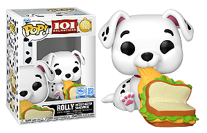 [#Pré-venda] - Funko Pop - Rolly with Cheese Sandwich Exclusivo - Disney 101 Dálmatas (1685)