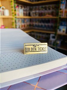 Pin - Willy Wonka A Fantástica Fábrica de Chocolate (Golden Ticket).