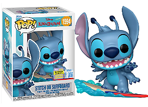 Funko Pop - Stitch On Surfboard Exclusivo SDCC 2025 - Disney Lilo & Stitch (1594)