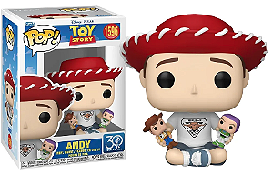 [#Vempraloja] - Funko Pop - Andy - Disney Toy Story (1596)