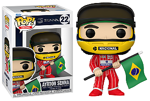 [#Pré-venda] - Funko Pop - Ayrton Senna with Brazilian Flag - Ayrton Senna (22)