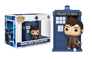 [#Pré-venda] - Funko Pop - Rides Deluxe Tardis with Tenth Doctor - Doctor Who (318)
