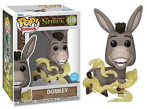 [#Pré-venda] - Funko Pop - Burro Donkey Exclusivo Glitter - Shrek (1598)