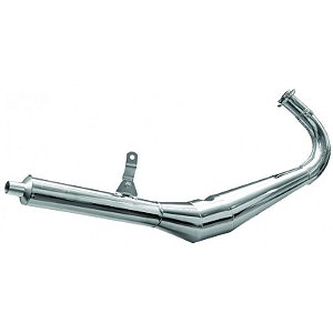 ESCAPAMENTO COMPETIÇÃO MOD. RUA RD 125/135 - DT 180/200  RDZ CROMADO