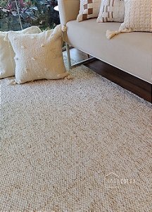 Tapete Premium Tear Algodão Cru Juta 240 x 300