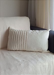 Almofada Studio Side Retangular Off White 50x30