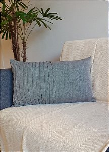 Capa de Almofada Studio Side Retangular Cinza 50 x 30